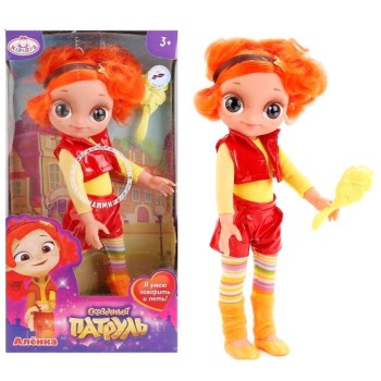 Карапуз. Кукла 33 см "Сказочный патруль. Аленка" 10 фраз,2 песни,считалочка арт.SP0117-A-RU