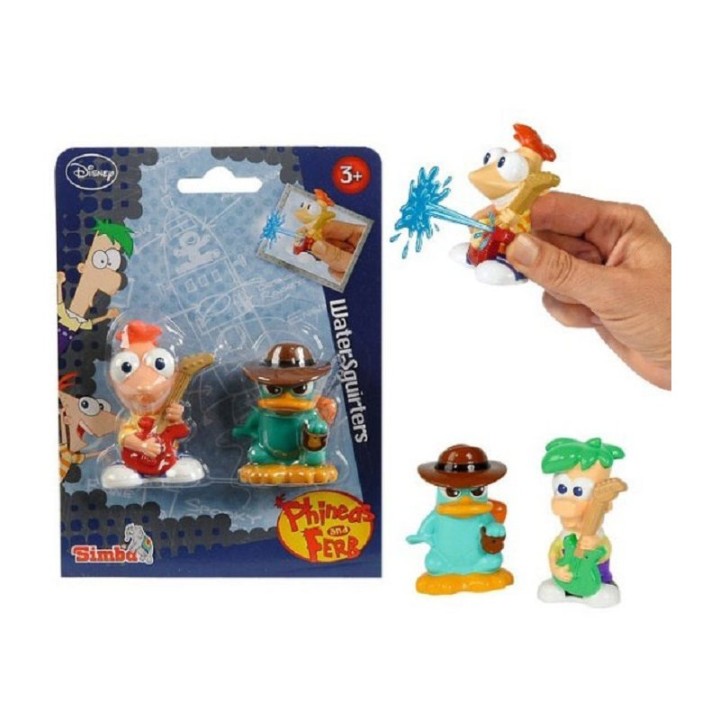Simba.Фигурки-брызгалки "Финис и Ферб" в наборе 2 шт (2 вида, 7 см) арт.7046936
