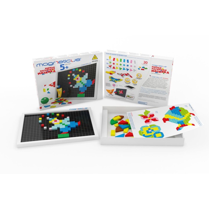 Magneticus.Мозаика 5+ 7 цветов арт.MM-220 /12