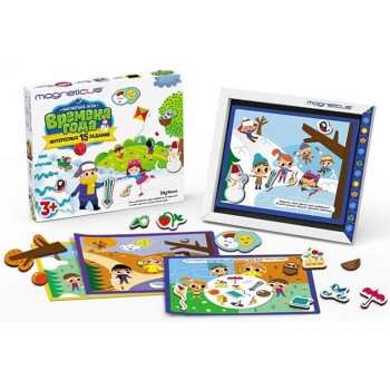 Magneticus.Магнитная игра "Времена года" в картонной коробке арт.POL-018