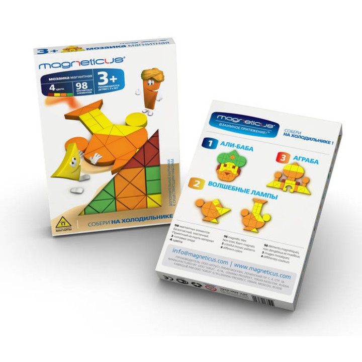 Magneticus.Мозаика "1001 ночь" 98 эл., 4 цв. арт.ММ-06BL /36