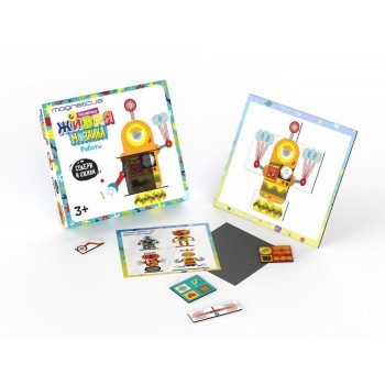 Magneticus.Магнитная анимированная мозаика "Роботы" арт.МК-001