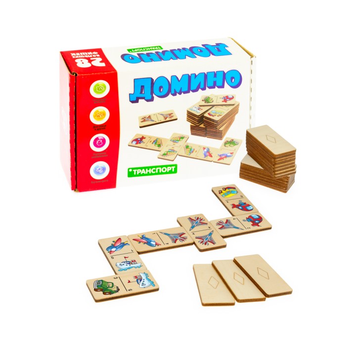 Анданте. Д583а Домино большое "Транспорт"