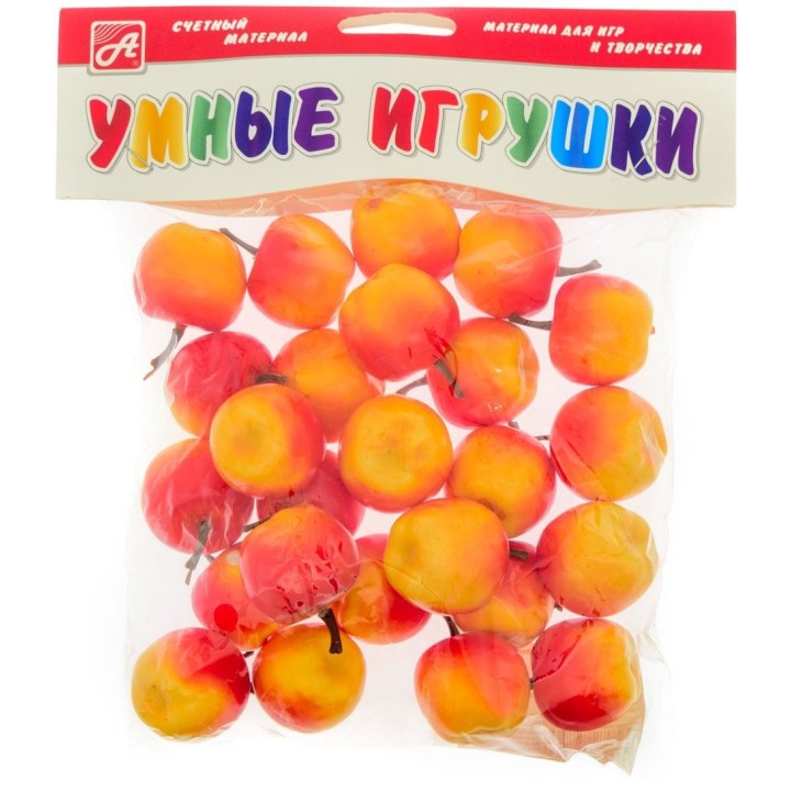 Анданте. Счетный материал 282756 Яблочки-2. Развивающий набор. 24 эл.
