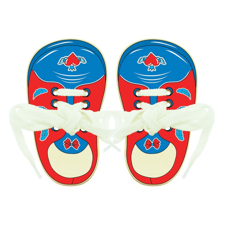 Анданте. Д586а Шнуровка "Кеды Маленькая красотка" (2 ботинка со шнурками)