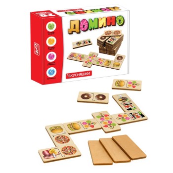 Анданте. Д592а Домино большое "Еда и вкусняшки"