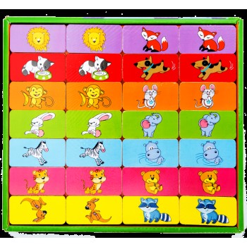 Анданте. РДИ. ТТ-003 Домино и Память. 2 игры в 1.(дерево).