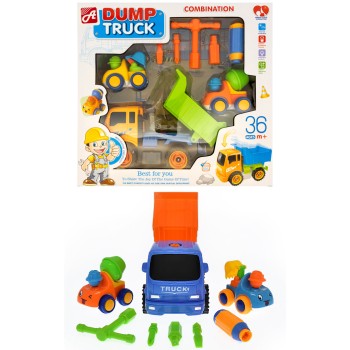 Анданте. Развивающий конструктор "Строительный транспорт №3" арт.UI-476071