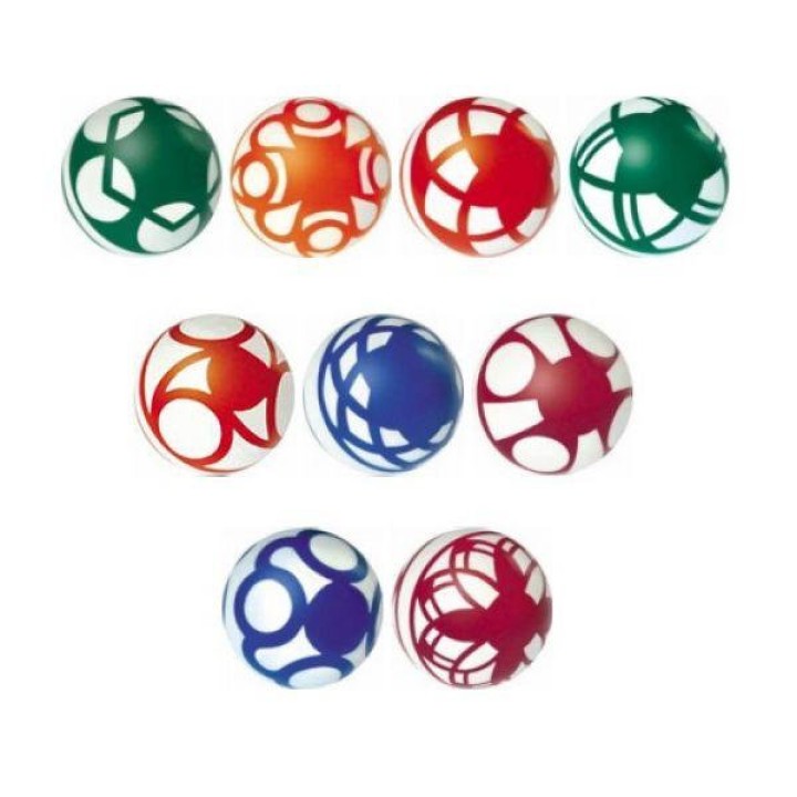 Чапаев. Мяч резиновый 125 мм арт. Р4-125 окраш. по трафарету в асс. /25