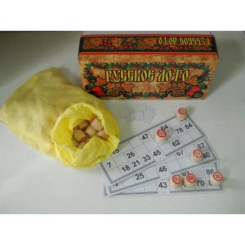 Русское лото в картонной коробке арт.С-197 (Ладья-С) /30