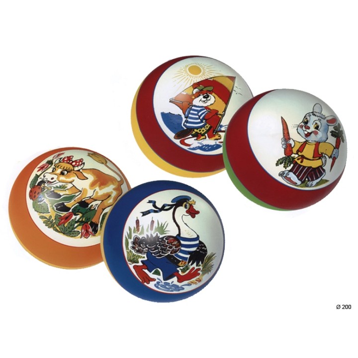 Чапаев. Мяч резиновый 150 мм арт. Р1-150 (рисунок) в ассорт. /16