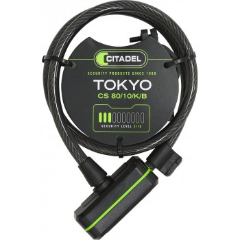 Citadel. Тросовый велозамок "Tokyo" CS 80/10/K/B