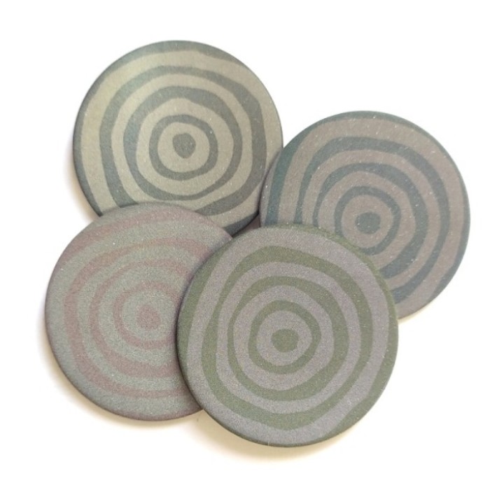 Световозвращающий значок "Время"" (круглый с булавкой арт.30004