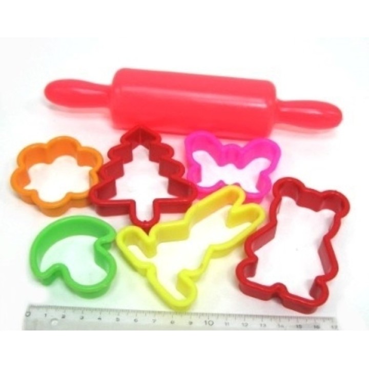 Престиж.Набор "Испеки печенье"(скалка+6 формочек)/25