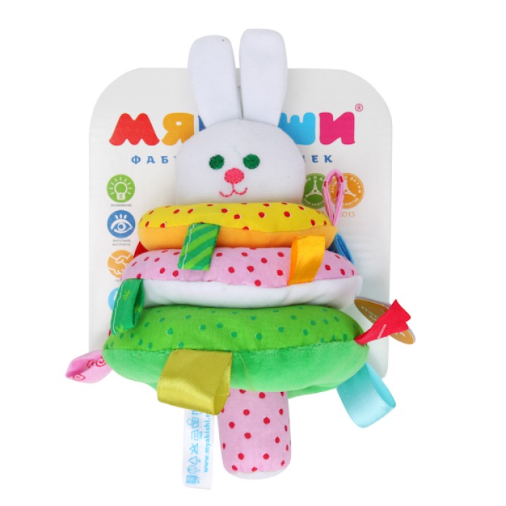 Мякиши-ШуМякиши "Пирамидка Зайка" арт.265/320 /24