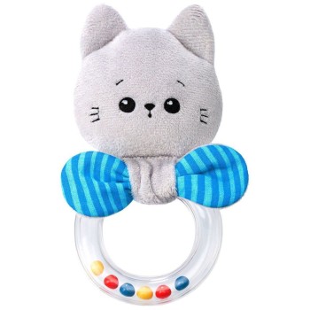 Мякиши "Игрушка-погремушка колечко. Котенок Кекс" арт.603