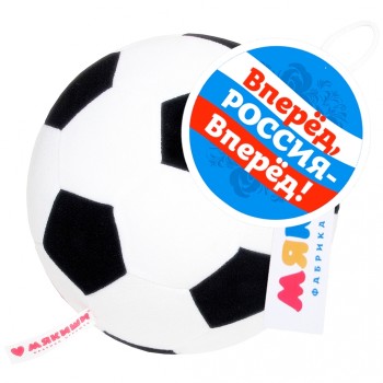 Мякиши "Футбольный мяч" (черно-белый) арт.439/367