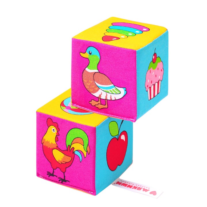 Мякиши "Кубики Найди пару" арт.591