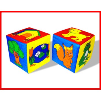 Мякиши "Кубики Чей домик?" арт.111/36