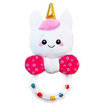 Мякиши "Игрушка-погремушка колечко. Единорог Лайк" арт.605