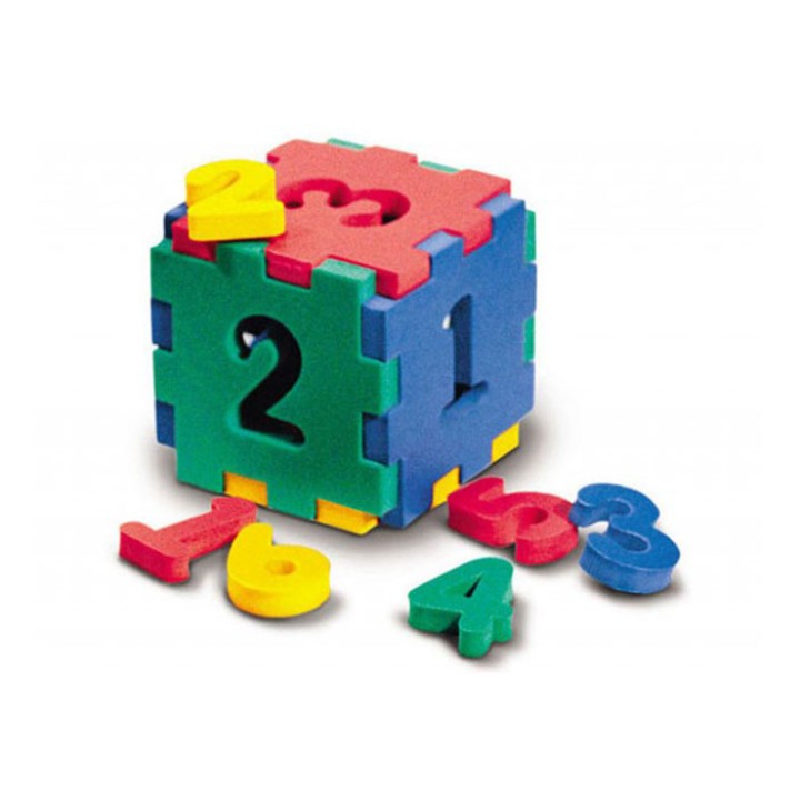 Флексика. 45402 Конструктор "Кубик с цифрами" /30