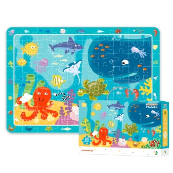 Dodo. Пазл на внимательность 80 эл. арт.300134 "Подводный мир"