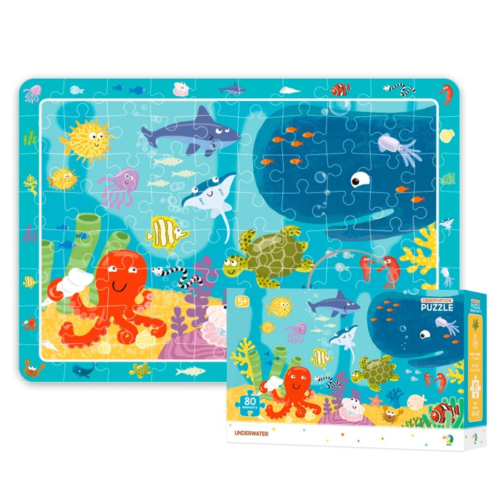 Dodo. Пазл на внимательность 80 эл. арт.300134 "Подводный мир"