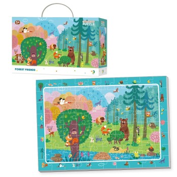 Dodo. Пазл на внимательность 80 эл. арт.300140 "Лесные друзья"