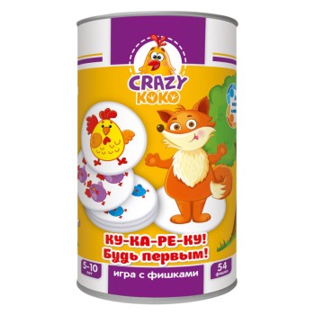 VladiToys. Настольная игра в тубусе арт.VT8020-04 "Ку-ка-ре-ку!"