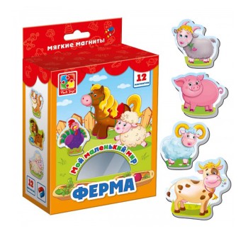 VladiToys. Мой маленький мир "Ферма" 14 эл. арт.VT3106-01