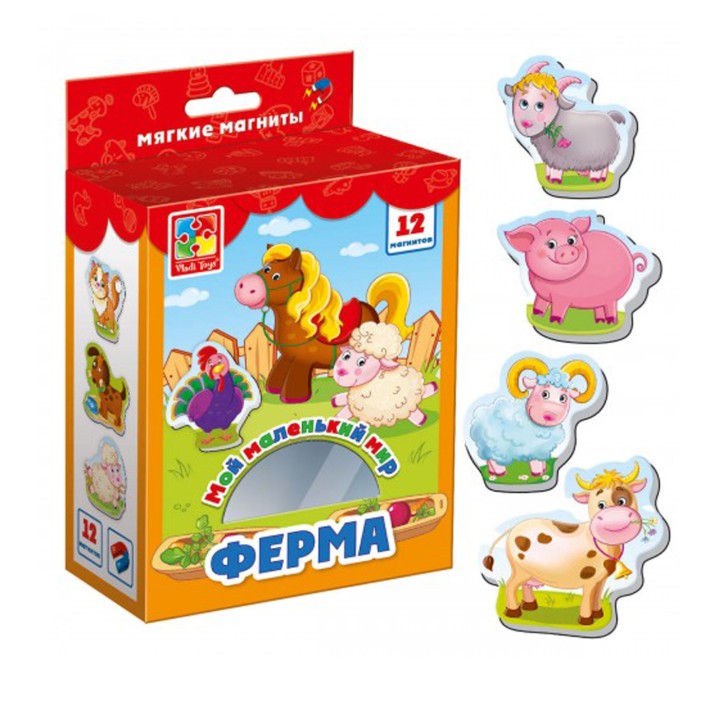 VladiToys. Мой маленький мир "Ферма" 14 эл. арт.VT3106-01