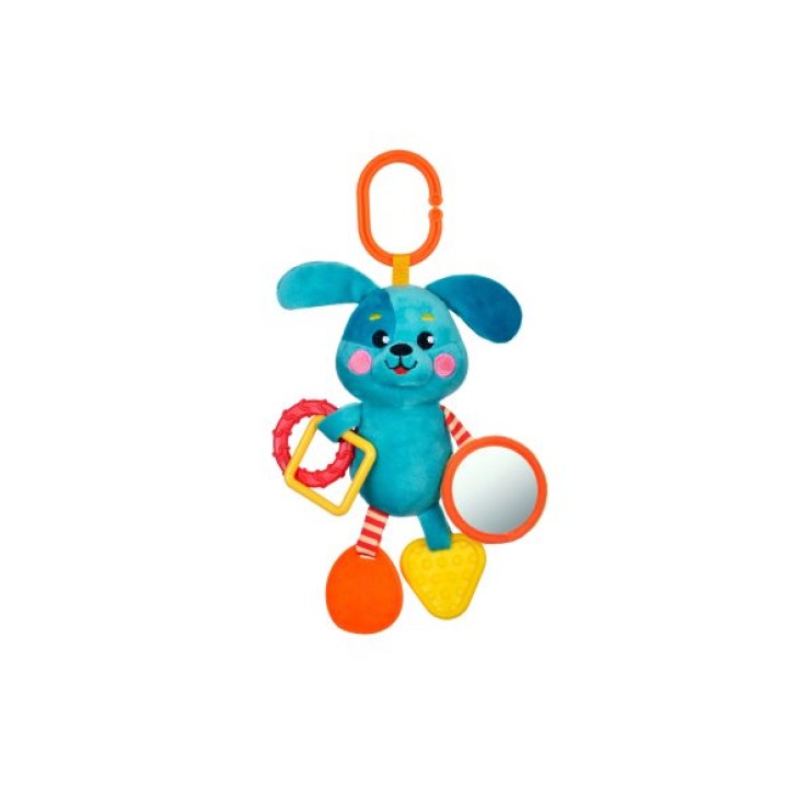 Жирафики.939538 Подвеска с силиконовым прорезывателем и зеркальцем "Щенок"