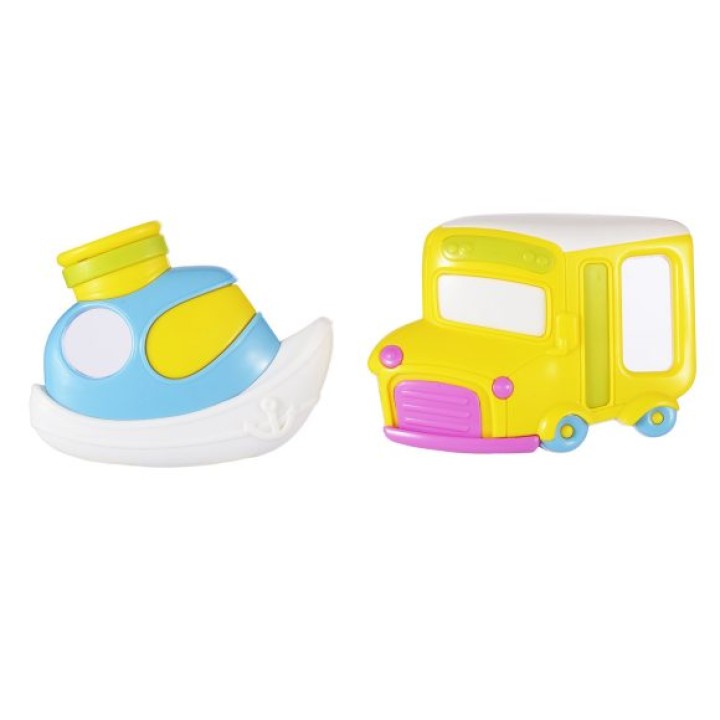 Жирафики.628917 Набор погремушек "Автобус и кораблик", 2 шт