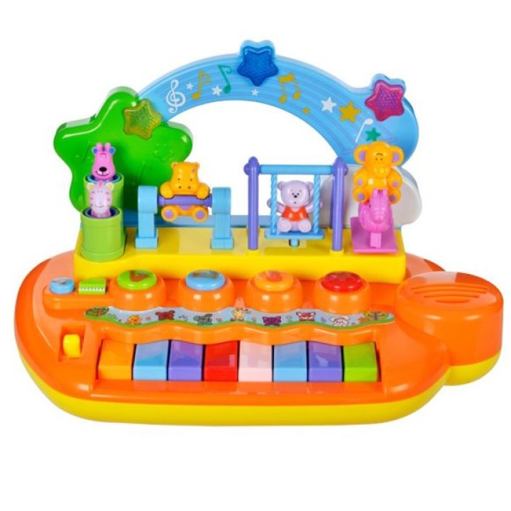 Жирафики.939401 Муз. центр "Парк развлечений", 14 мелодий и звуков ,жив.на каруселях крутятся