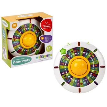 Жирафики.939580 Обучающая игрушка "Поле чудес" 33 стишка , викторина, обучение алфавиту,