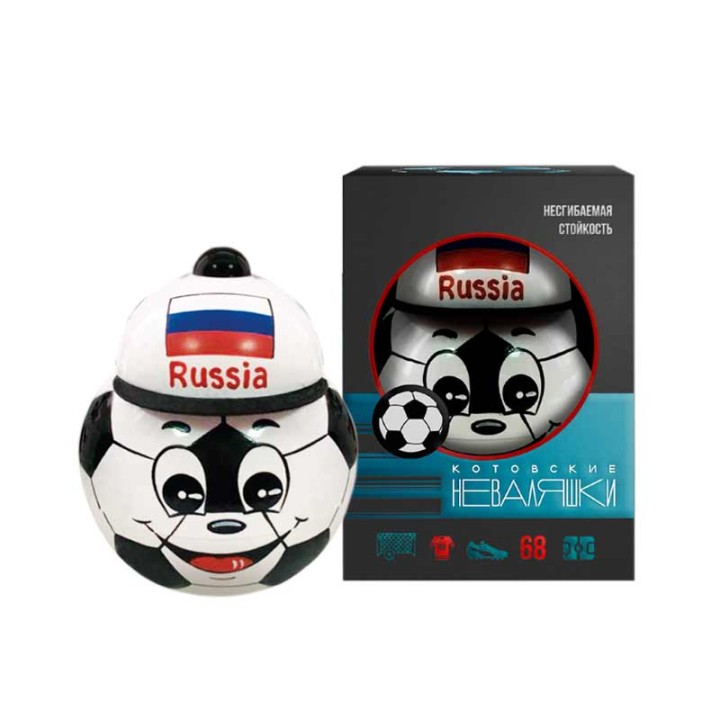 Неваляшка 6С-030 "Футбол" 12 см /40*