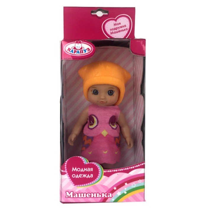Карапуз. Кукла "Машенька" 12см. без звука, в ассорт. арт.YL1701B-RU
