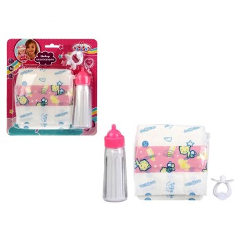 Карапуз. Набор д/пупса 3 предм.(памперс, бутылочка, соска) на блистере арт.B1452565-1-RU