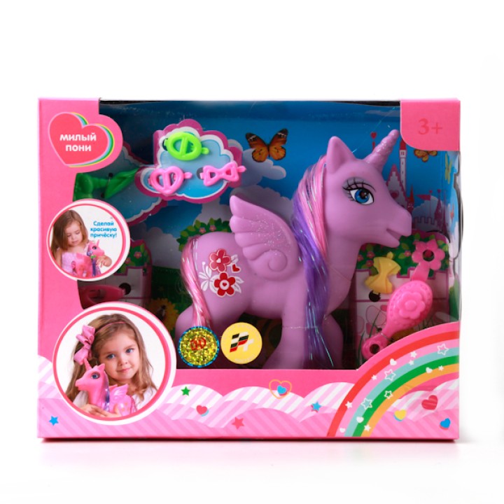 Карапуз. Пони с аксесс., цвет в ассорт. арт.HZ021848-RU
