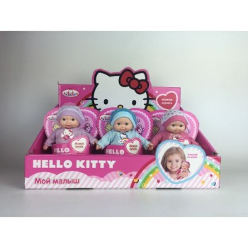Карапуз. Пупс "Hello Kitty" 12 см. твердое тело, в ассорт. арт.Y12-DSP-HK /9