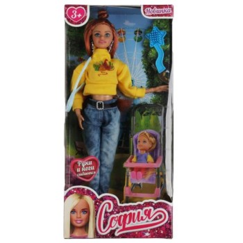 Карапуз. Кукла "София" 29см руки и ноги сгибаются арт.66001-SET03-S-BB