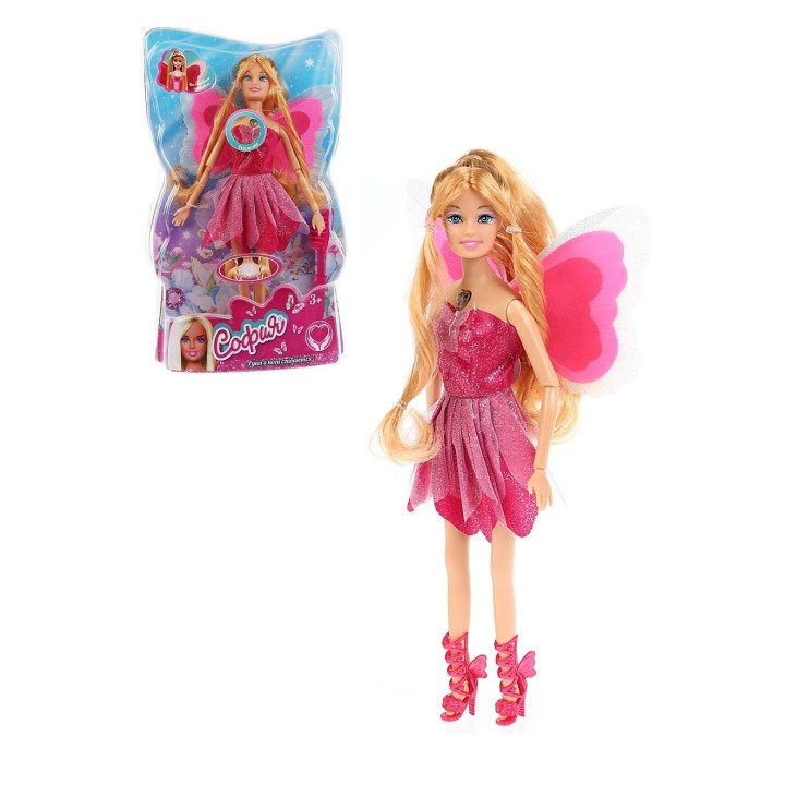 Карапуз. Кукла "София фея" 29см со светящимися крыльями, 3 шт в ассорт. на блист. арт.64220-S-KB