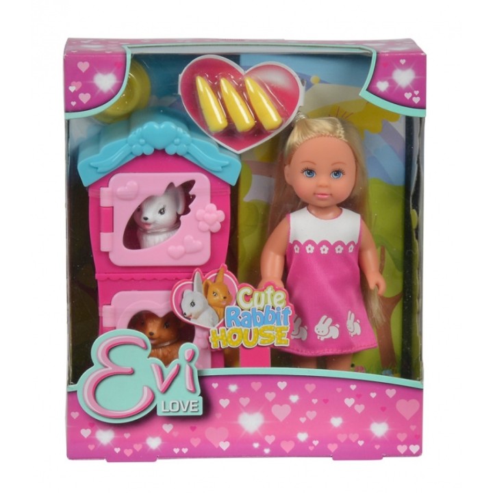 Evi.5733065 Кукла Еви с кроликами, 12 см 6/72
