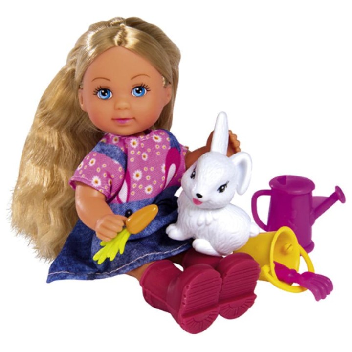 Evi.5733442 Кукла Еви в саду с питомцем 12 см