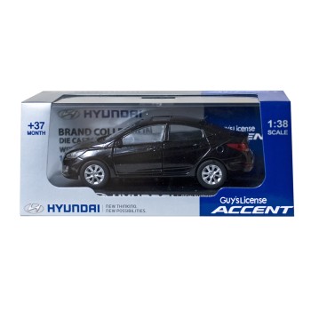 Модель пласт. бокс арт.PS-01 "Hyundai Solaris/Accent" 1:38