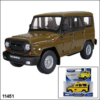 Autogrand. УАЗ Хантер арт.11451 Гражданская 1:36