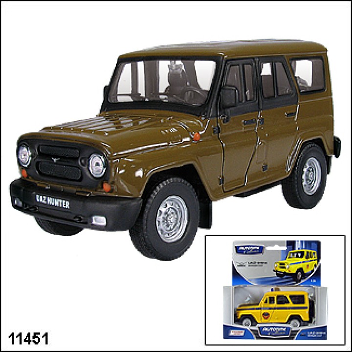 Autogrand. УАЗ Хантер арт.11451 Гражданская 1:36
