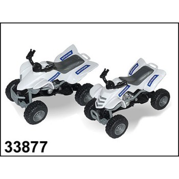 Autogrand. Мотоцикл 1:24 арт.10682-13/33877 "QUADROBIKE "SPORT" Полиция