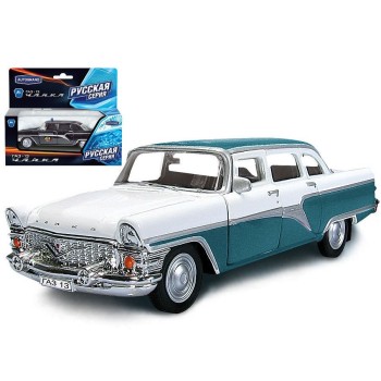 Autogrand. ГАЗ-13 Чайка арт.49516W-RUS двухцветная (белый, салатовый) 1:43