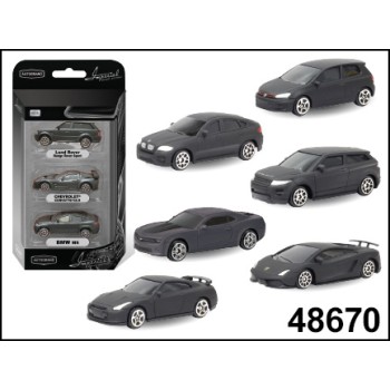 Autogrand. Набор "BLACK EDITION" №1" ассортимент 1:64, мульти-пак 3 шт арт.48670